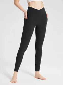 Lycra Cross-Waist High-Rise Leggings 38 Lycra Cross-Waist High-Rise Leggings -Baleaf Clothing Shop bfy060 0a994370 1c41 4cb5 b54a f02e8d9cb33e