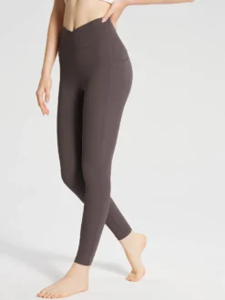 Lycra Cross-Waist High-Rise Leggings 28 Lycra Cross-Waist High-Rise Leggings -Baleaf Clothing Shop bfy060 617568b0 4c14 4438 a9e6 b56696ebd6f6