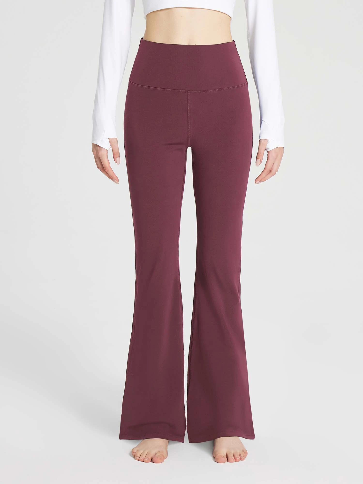 Women's Cotton Yoga Flare Pants 13 Women's Cotton Yoga Flare Pants - Image 13