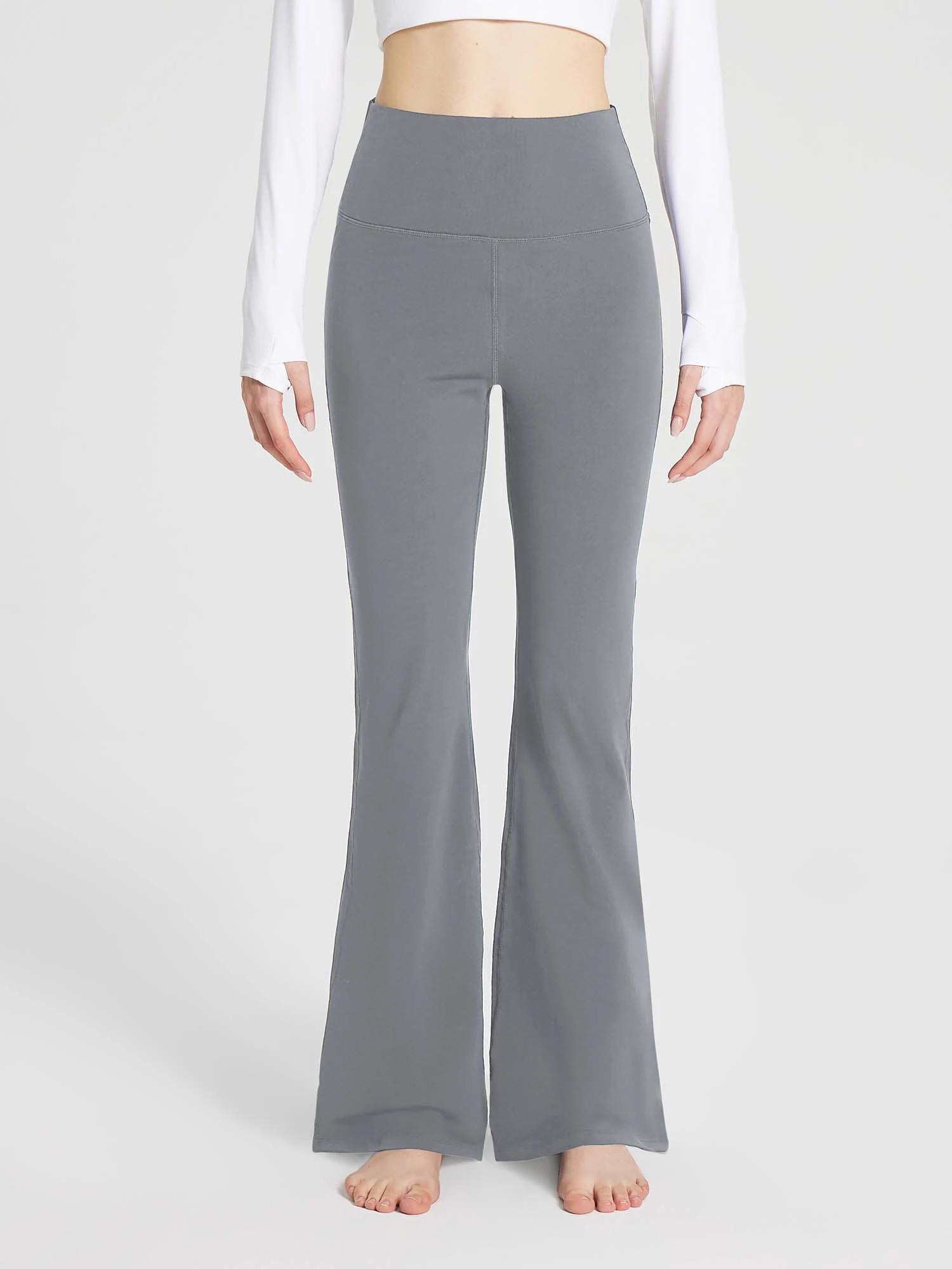 Women's Cotton Yoga Flare Pants 19 Women's Cotton Yoga Flare Pants - Image 19