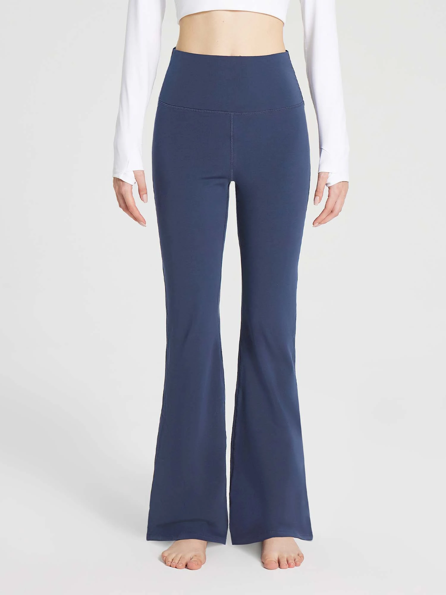 Women's Cotton Yoga Flare Pants 7 Women's Cotton Yoga Flare Pants - Image 7