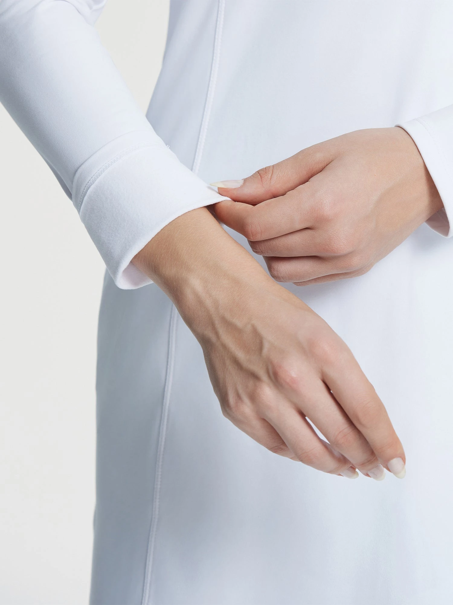 Quarter Zip Fleece Lined Knee Length Tunic Dress 6 Quarter Zip Fleece Lined Knee Length Tunic Dress - Image 6