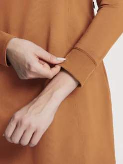 Quarter Zip Fleece Lined Knee Length Tunic Dress 30 Quarter Zip Fleece Lined Knee Length Tunic Dress -Baleaf Clothing Shop bfy072 1 55fbf16f 968f 45bb 8886 fc71d397721c