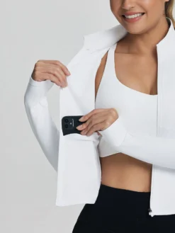 Laureate Fleece Slim-Fit Jacket -Baleaf Clothing Shop bfy075 1