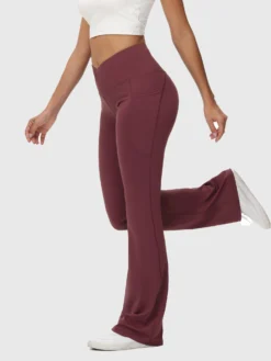 Laureate Women's 34" Crossover High-Waisted Flare Yoga Pants -Baleaf Clothing Shop bfy081 0b1ea55d 88e6 4fac bd89 b5f04616d0df