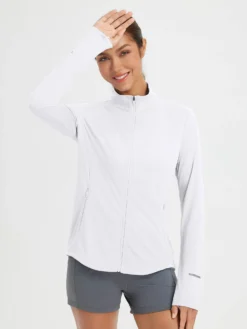 Women's Sun Protection Full Zip Jacket -Baleaf Clothing Shop bgc002 1 71804912 85ab 4cea b99f 9c7d12bccc27
