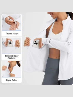 Women's Sun Protection Full Zip Jacket -Baleaf Clothing Shop bgc002 4 430bb706 62eb 492f b946 54b3a0bbc50c