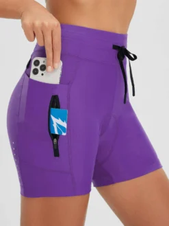 Women's 5" Drawstring Cycling Shorts -Baleaf Clothing Shop bgc005 3 3ec72073 5df2 4ee3 8737 5c6a6c63c8af