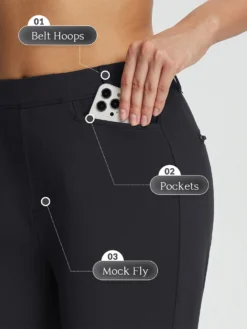 27" Golf Fleece Straight-Leg Pants 36 27" Golf Fleece Straight-Leg Pants -Baleaf Clothing Shop bgg015 4