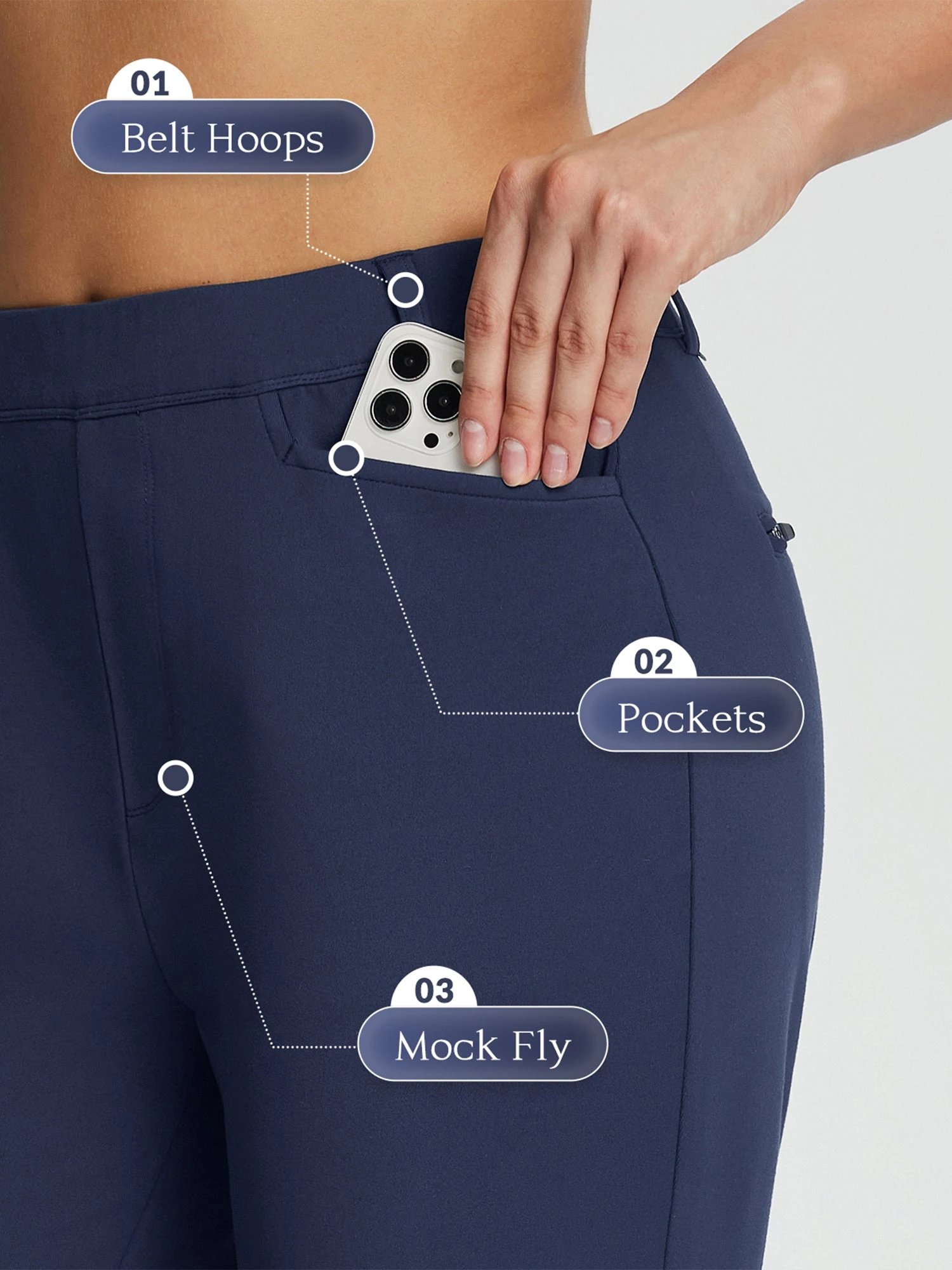 27" Golf Fleece Straight-Leg Pants 5 27" Golf Fleece Straight-Leg Pants - Image 5