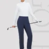 27" Golf Fleece Straight-Leg Pants