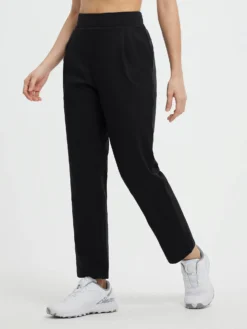 Golf Pleated Fleece Slim-Fit Pants -Baleaf Clothing Shop bgg016 2 96647099 3437 4d86 bd4b 2bdea7fe00e7