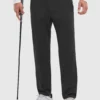 Golf Elastic-Waist Fleece Straight-Leg Pants