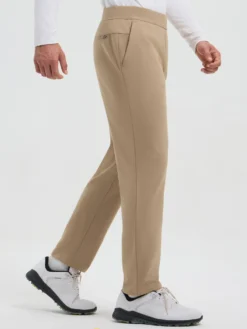 Golf Elastic-Waist Fleece Straight-Leg Pants -Baleaf Clothing Shop bgg017 02 0e2f68cd e28e 4e37 ac00 4e4dede14155