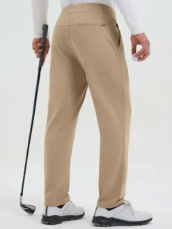 Golf Elastic-Waist Fleece Straight-Leg Pants -Baleaf Clothing Shop bgg017 03 8d59d019 f722 4a53 a426 3fbd08287e40