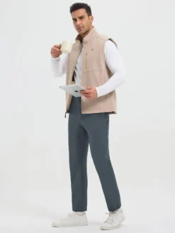 Golf Elastic-Waist Fleece Straight-Leg Pants -Baleaf Clothing Shop bgg017 06 e6368a7b 1101 4787 a6ae 6e18fa74e7e9