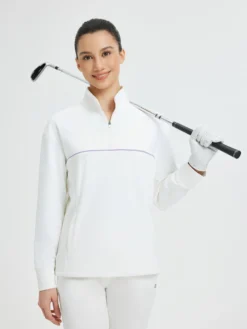 Women's Golf Loose Half-Zip Fleece Pullover -Baleaf Clothing Shop bgg019 1 3d194ddc 643a 4c86 9c83 763c5e2ba280
