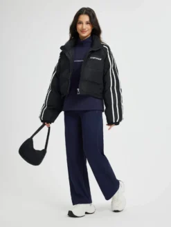 Women's Golf Loose Half-Zip Fleece Pullover -Baleaf Clothing Shop bgg019 6