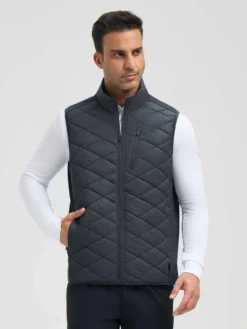 Men’s Golf Knit-Woven Patchwork Cotton Vest -Baleaf Clothing Shop bgg020 1 WH 1500x2000px ac7c44f4 228e 47bd a5bd 5bf7e6ef5916
