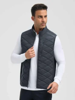 Men’s Golf Knit-Woven Patchwork Cotton Vest -Baleaf Clothing Shop bgg020 2 WH 1500x2000px d7c7c06f ede5 4424 afbb 7f6ac650b9a4