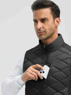 Men’s Golf Knit-Woven Patchwork Cotton Vest -Baleaf Clothing Shop bgg020 4 WH 1500x2000px 88f764d1 04fb 44ef 82f5 f6c8edfbaeaa