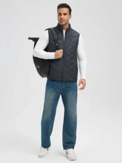 Men’s Golf Knit-Woven Patchwork Cotton Vest -Baleaf Clothing Shop bgg020 6 WH 1500x2000px a6116f8c 5375 48fe 87e4 b312f69fe64c