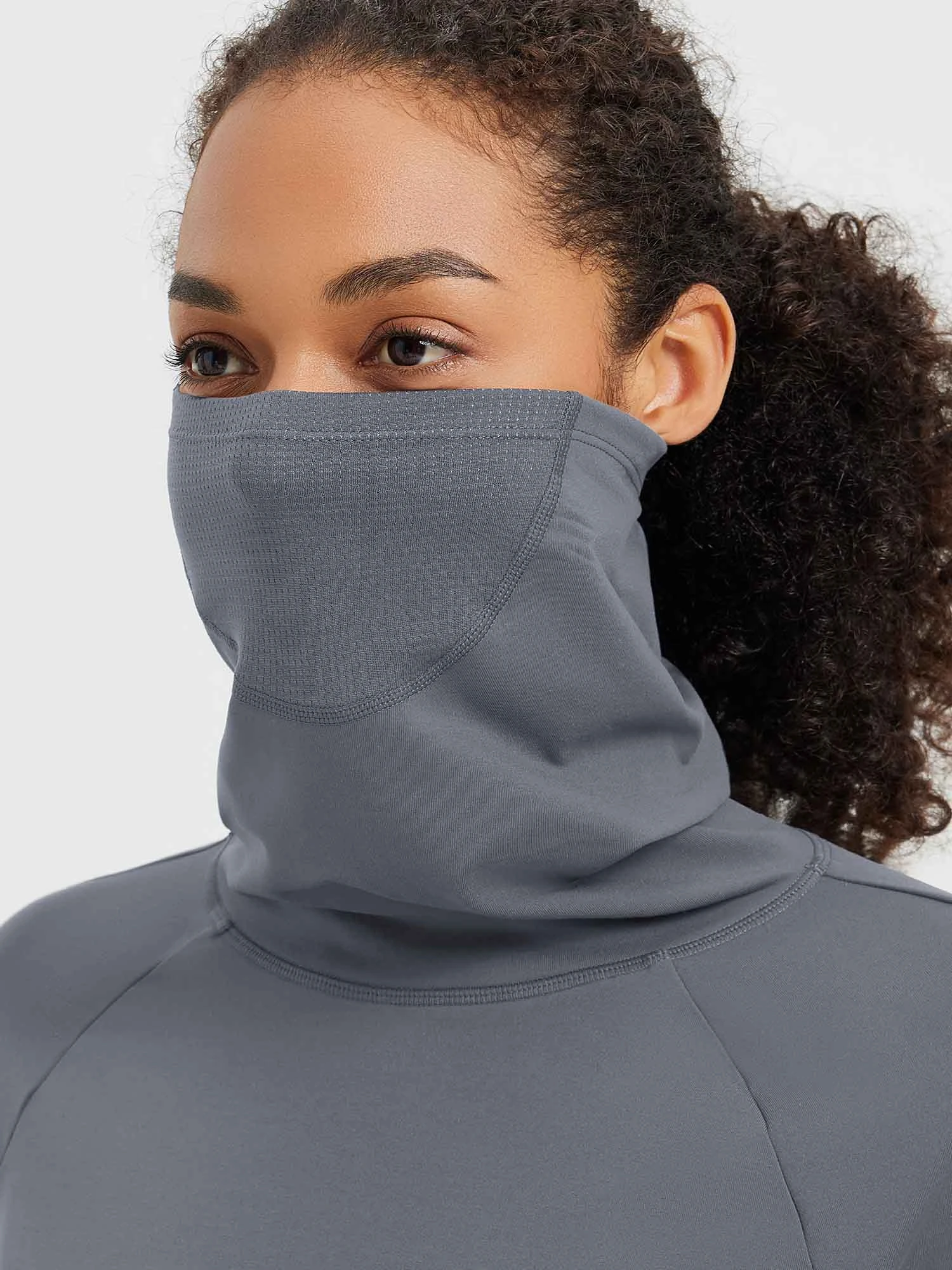 Ski Fleece Base Layer With Protective Hood 2 Ski Fleece Base Layer With Protective Hood - Image 2