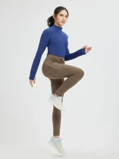 Fleece-Lined Ski Base Layer Pants -Baleaf Clothing Shop bgk004 5