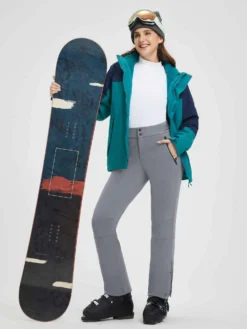 Knit Heavyweight Fleece Straight Ski Pants -Baleaf Clothing Shop bgk005 16