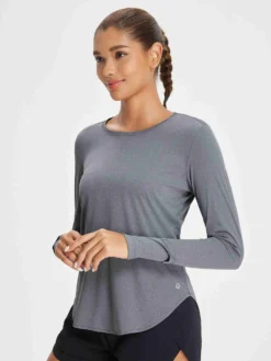 Women's Outdoor Long Sleeve Crew Neck T-Shirt -Baleaf Clothing Shop bgo006 2