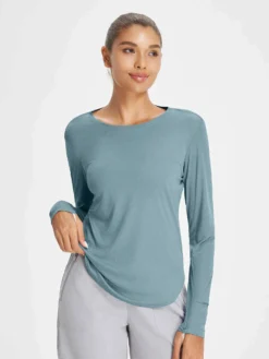 Women's Outdoor Long Sleeve Crew Neck T-Shirt -Baleaf Clothing Shop bgo006 2 64e2ea2e a526 4326 b4c5 386719372dbc