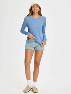 Women's Outdoor Long Sleeve Crew Neck T-Shirt -Baleaf Clothing Shop bgo006 6 ef5104c4 81ab 47b5 87ad 07a6a7d4f337