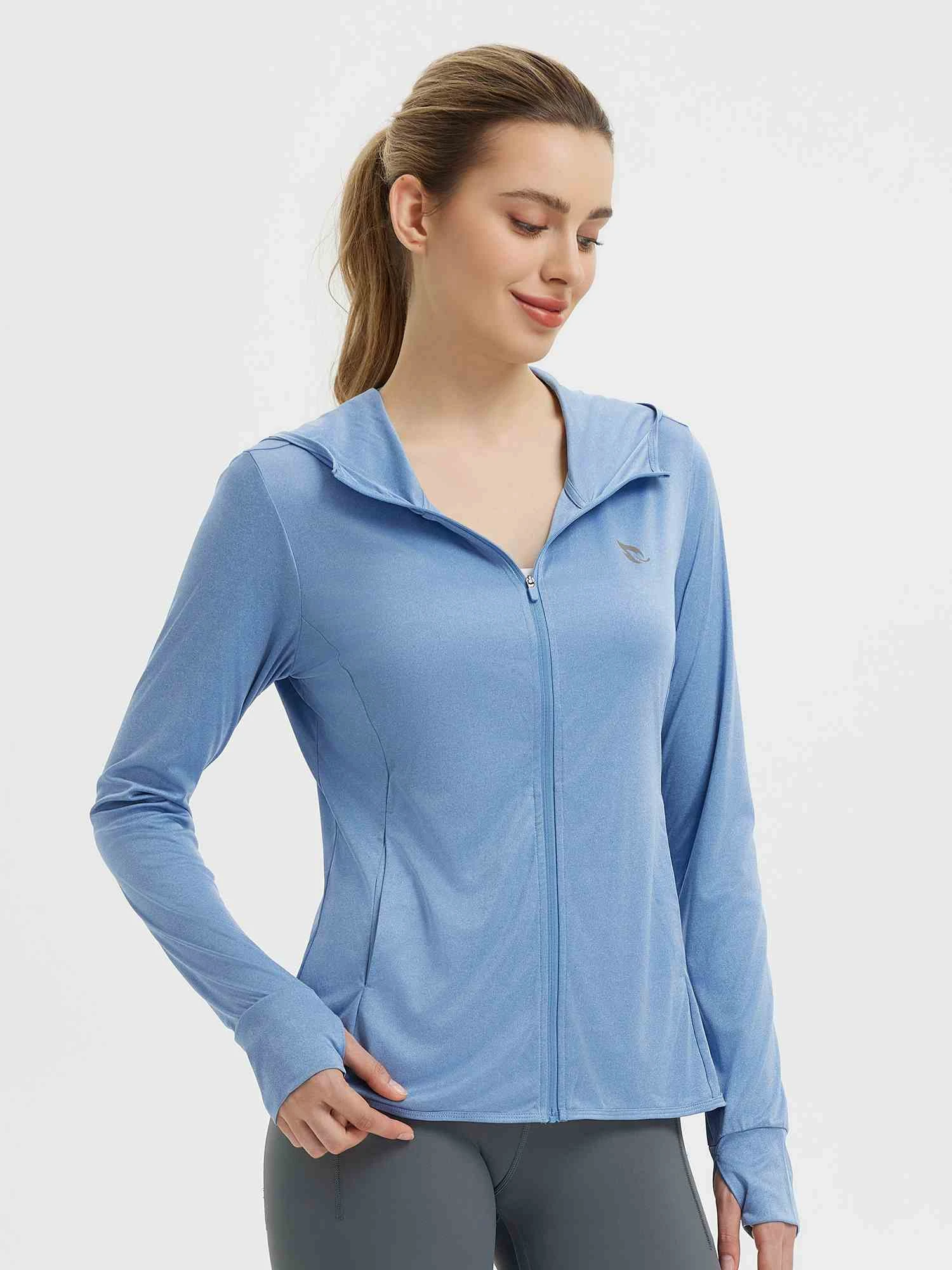 Women's Long Sleeve Sun Protection Jacket 1 Women's Long Sleeve Sun Protection Jacket