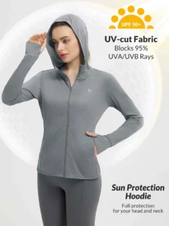 Women's Long Sleeve Sun Protection Jacket 29 Women's Long Sleeve Sun Protection Jacket -Baleaf Clothing Shop bgo008 4 f621732c a931 4949 b1ba e04e7cf95663