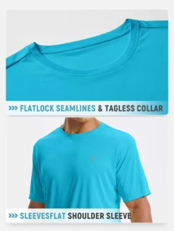 Men's Outdoor Short Sleeve Crew Neck T-Shirt 34 Men's Outdoor Short Sleeve Crew Neck T-Shirt -Baleaf Clothing Shop bgo016 5 724b154f c4e7 4328 a95f 92b99ae5296d