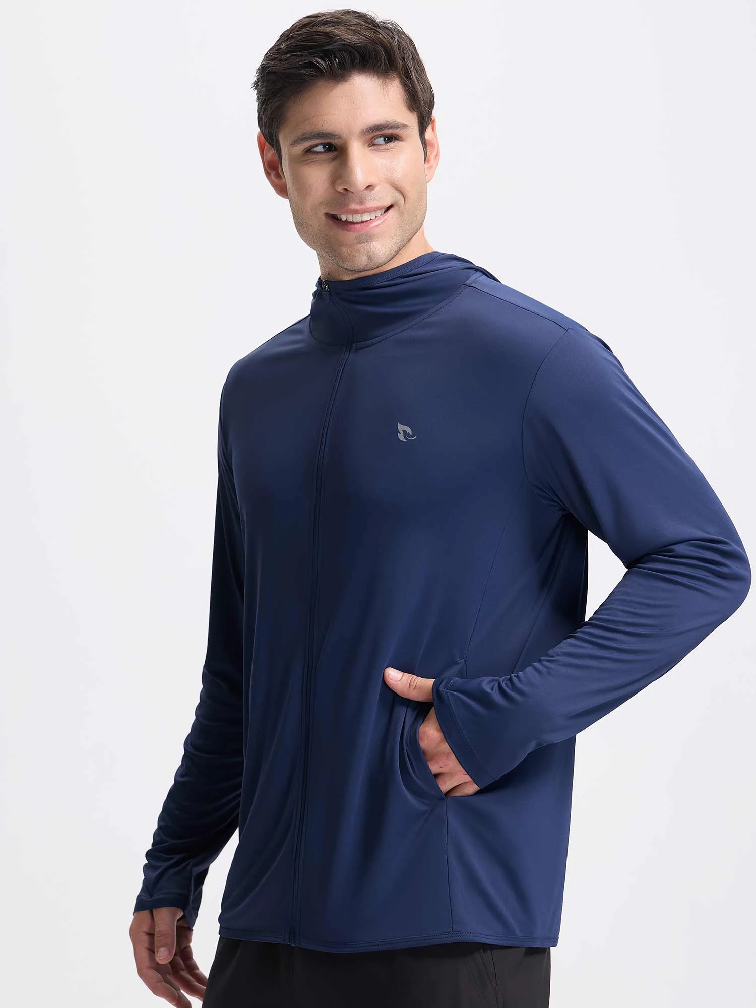 Men's Outdoor Full-Zip Hoodie Jacket 7 Men's Outdoor Full-Zip Hoodie Jacket - Image 7