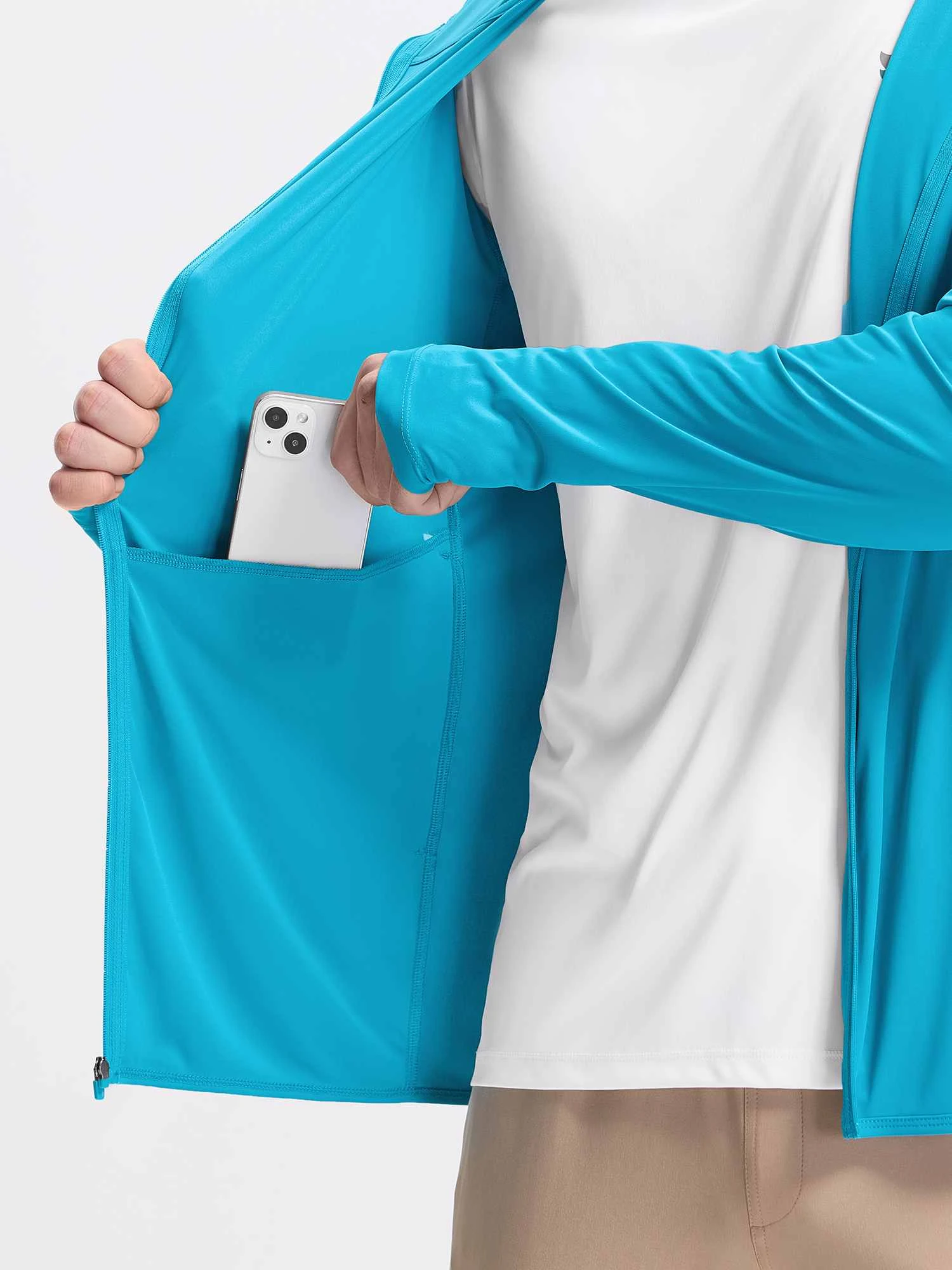 Men's Outdoor Full-Zip Hoodie Jacket 17 Men's Outdoor Full-Zip Hoodie Jacket - Image 17