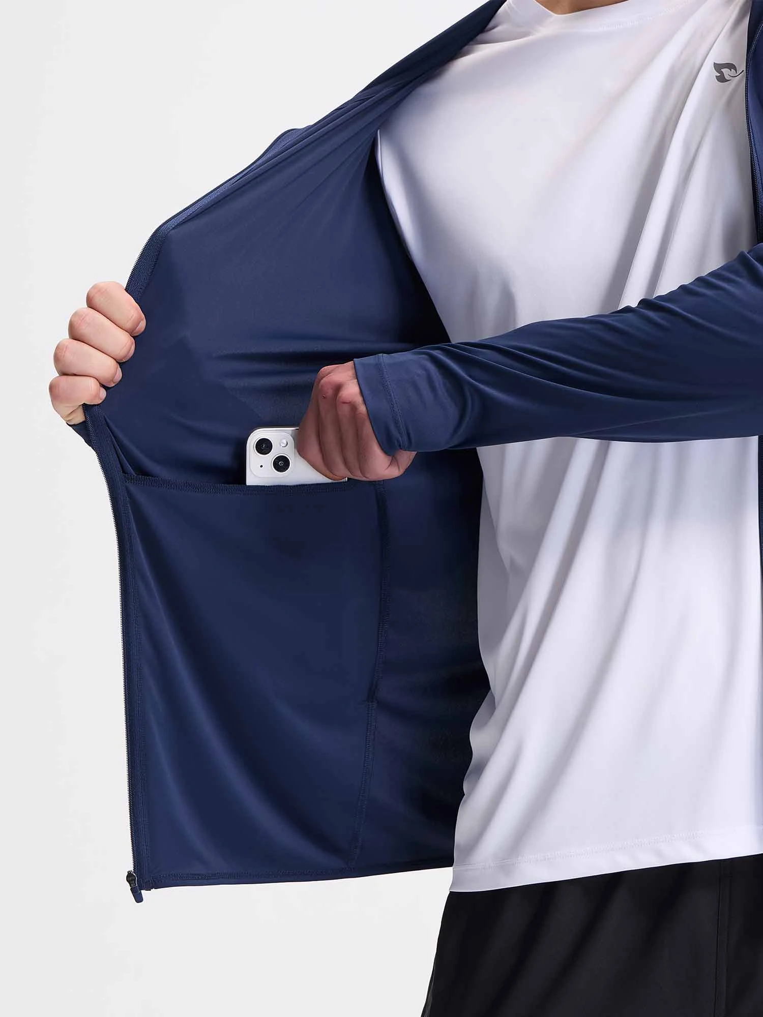 Men's Outdoor Full-Zip Hoodie Jacket 6 Men's Outdoor Full-Zip Hoodie Jacket - Image 6