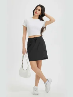 Women's 16" UPF 50+ Quick-Dry Hiking Cargo Skort