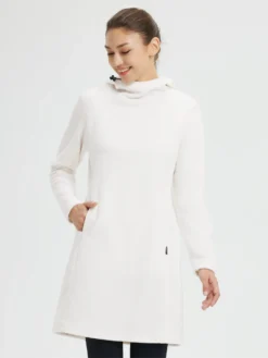 Women’s Outdoor Knit Hooded Fleece Dress -Baleaf Clothing Shop bgo039 1 9213cc28 2532 46ee bedc a78c805f36e3