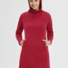 Women’s Outdoor Knit Hooded Fleece Dress