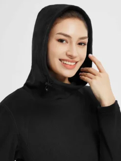 Women’s Outdoor Knit Hooded Fleece Dress -Baleaf Clothing Shop bgo039 5 0af150af 789c 46c3 a936 448097032dd3