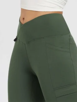 Women’s Outdoor Fleece Long-Inseam Cross-Waistband Flare Pants -Baleaf Clothing Shop bgo042 5 3ae597e3 1509 4399 8690 d42463d39d3e