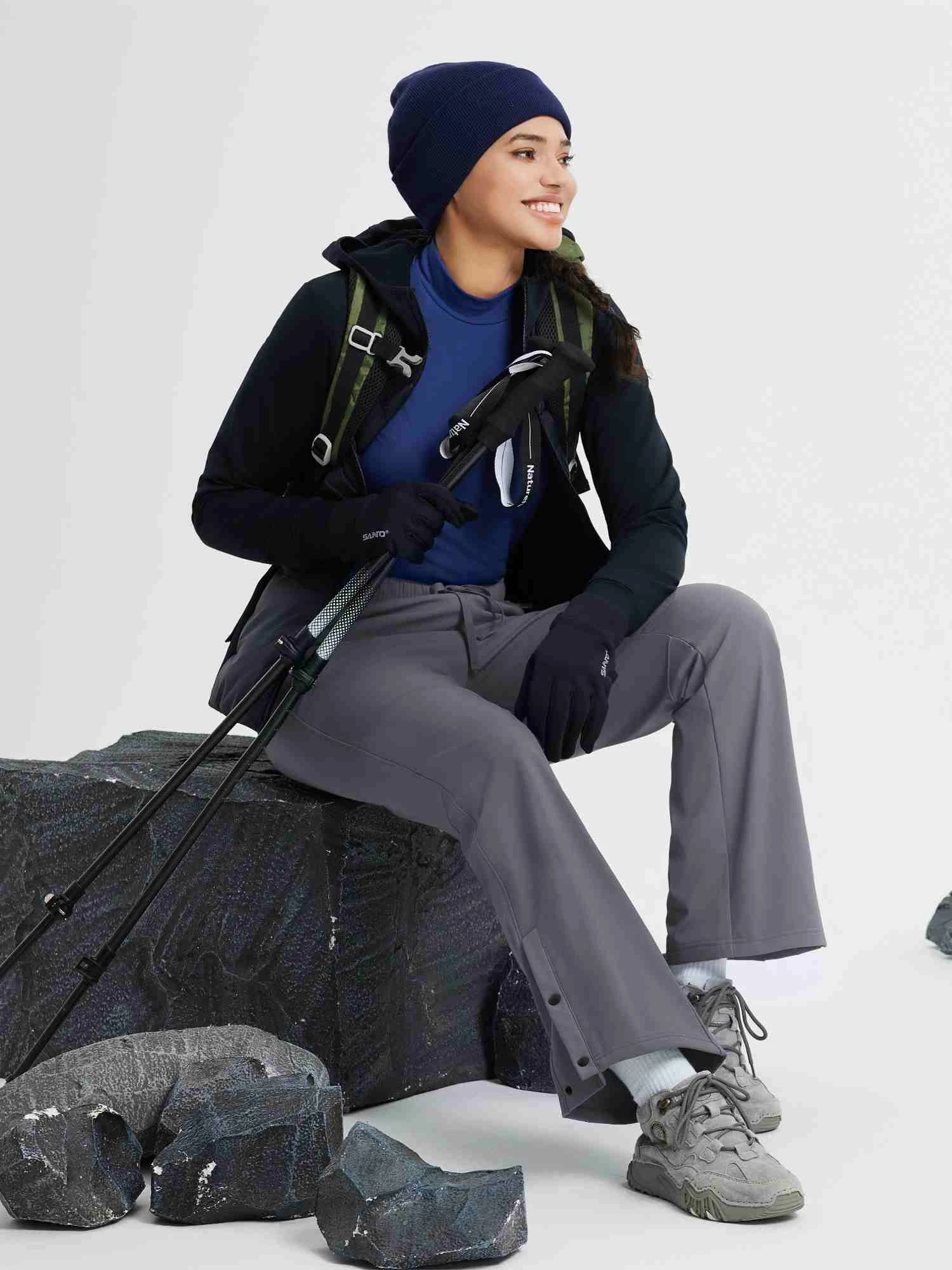 Women’s Outdoor Softshell Straight-Leg Zipper Pocket Pants 6 Women’s Outdoor Softshell Straight-Leg Zipper Pocket Pants - Image 6