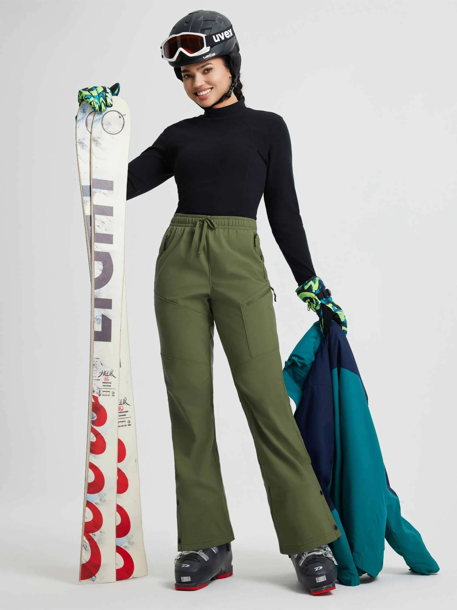 Women’s Outdoor Softshell Straight-Leg Zipper Pocket Pants 12 Women’s Outdoor Softshell Straight-Leg Zipper Pocket Pants - Image 12