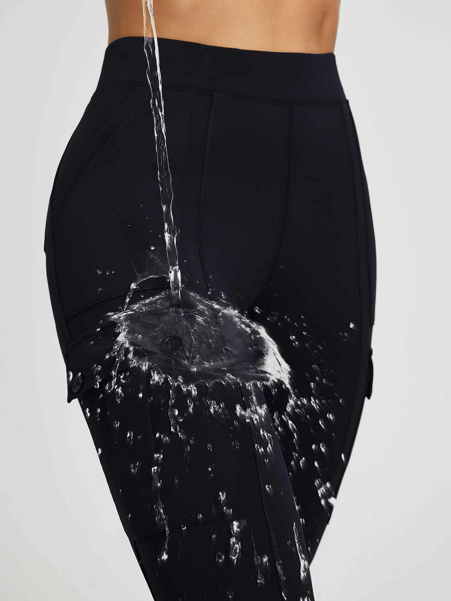 Multi-Pocket Workwear Straight-Leg Knit Fleece Pants 8 Multi-Pocket Workwear Straight-Leg Knit Fleece Pants - Image 8