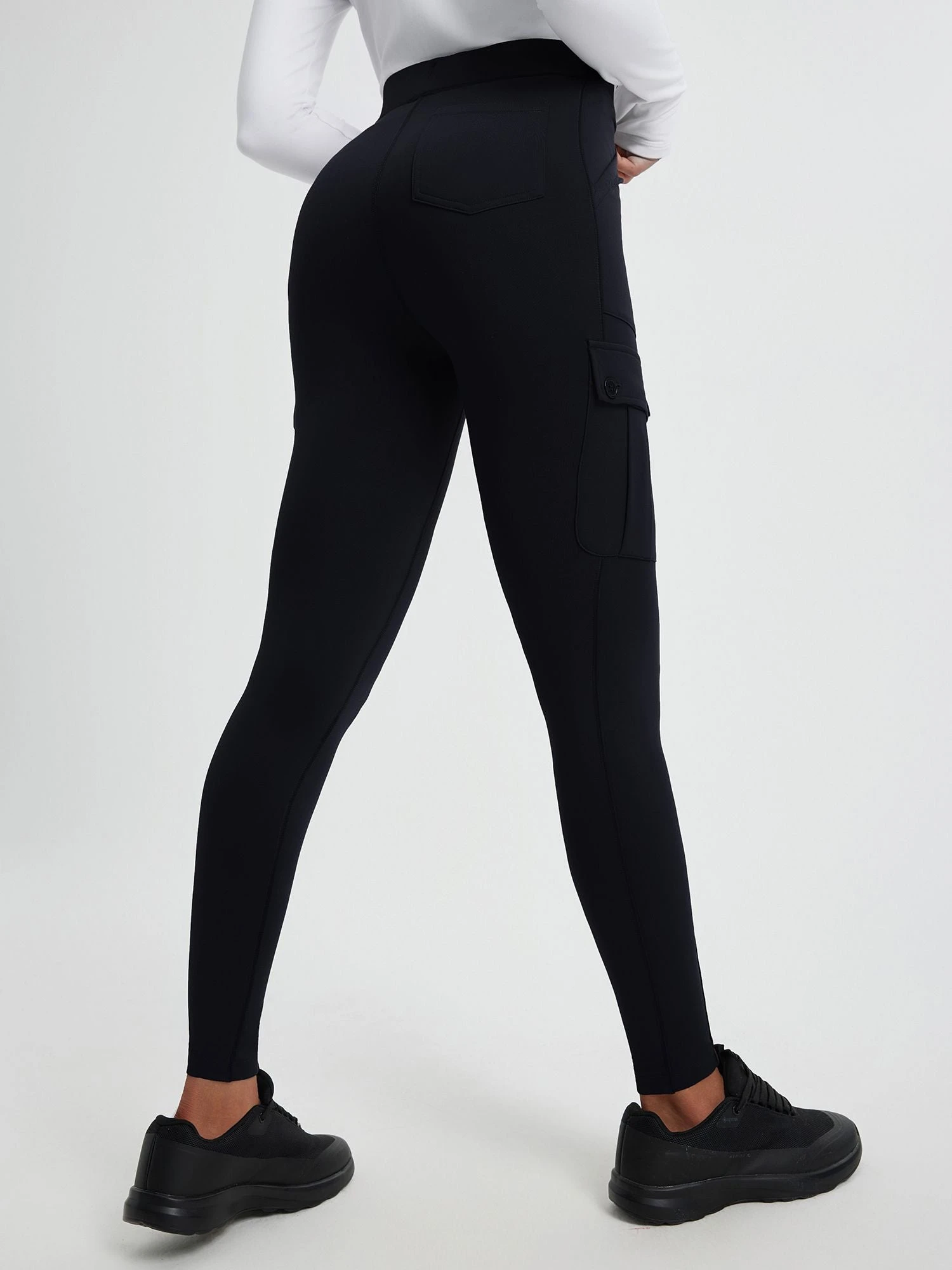 Multi-Pocket Workwear Straight-Leg Knit Fleece Pants 9 Multi-Pocket Workwear Straight-Leg Knit Fleece Pants - Image 9