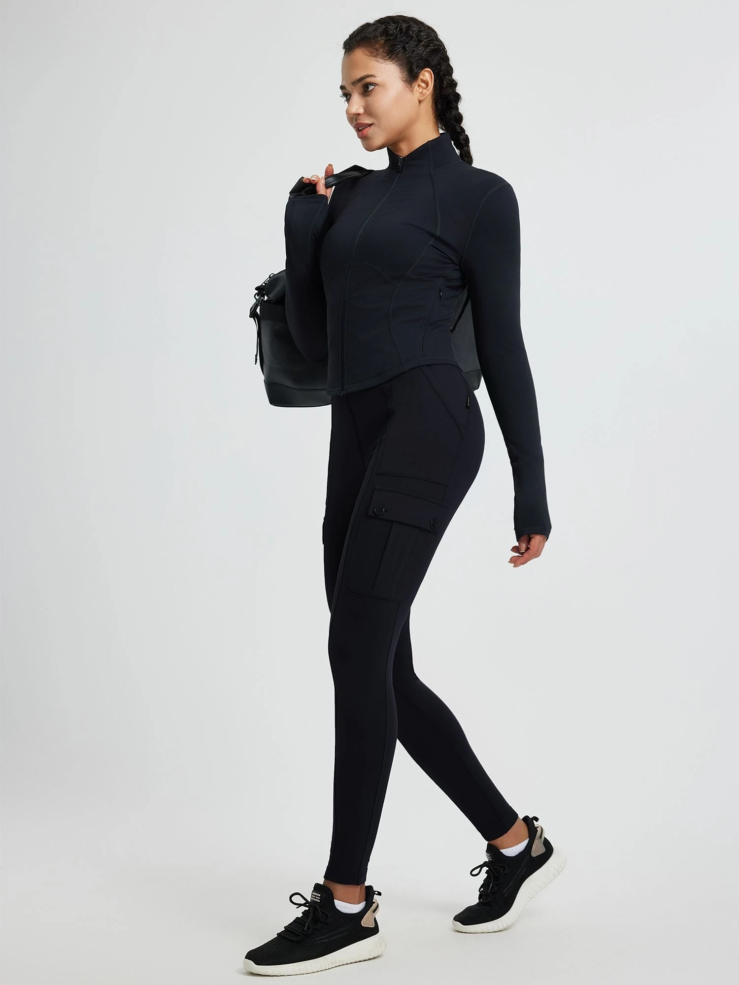 Multi-Pocket Workwear Straight-Leg Knit Fleece Pants 12 Multi-Pocket Workwear Straight-Leg Knit Fleece Pants - Image 12