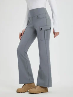 Women’s Outdoor Thick Fleece Slightly Workwear Flared Pants -Baleaf Clothing Shop bgo049 1 78414f03 0b78 438a b978 174f5a1aa36e