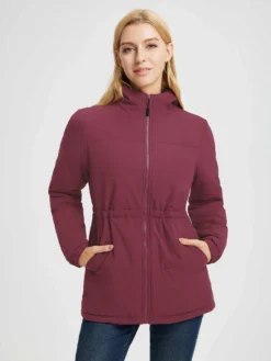Women’s Outdoor Waist-Defining Woven Cotton Jacket -Baleaf Clothing Shop bgo054 1 8bfe2431 b972 473f 80d8 f049c1f7fc58